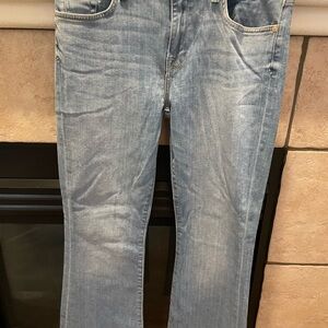 7 For All Mankind Blue Boot Cut Jeans